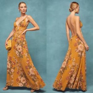 Reformation Modena maxi dress gown floral 12